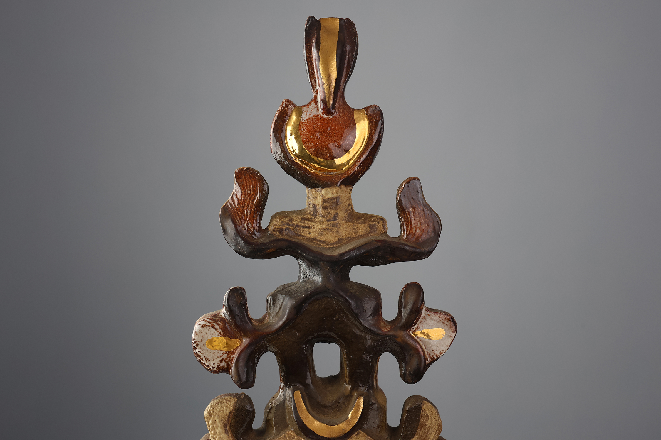 Totem signed and numbered by Elisabeth Vandeweghe for Perignem, Belgium, 1970sthumbnail